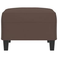 Табуретка, кафява, 70x55x41 см, изкуствена кожа