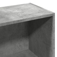 Библиотека, бетонно сива, 57x28,5x107,5 см, инженерно дърво