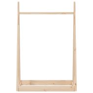 Етажерка за дрехи 100x45x150 см бор масив