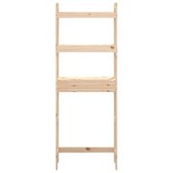 Етажерка за тоалетна, 63x26x171 см, масивна борова дървесина