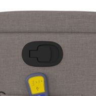 Масажен наклоняем стол, таупе, текстил