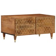 Кафе маса, 80x50x40 см, мангово дърво масив