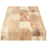 Плаващ рафт 140x20x4 см необработено масивно дърво акация
