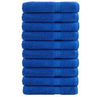 Премиум кърпи за сауна SOLUND 10 бр сини 80x200 см 600 gsm