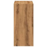 Библиотека, дъб артизан, 68,5x32x68,5 см, инженерно дърво