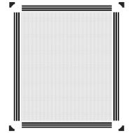 Магнитна мрежа против насекоми за прозорци, антрацит, 100x120см