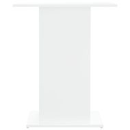 Поставка за аквариум, бяла, 60,5x36x72,5 см, инженерно дърво