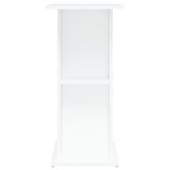 Поставка за аквариум, бяла, 60,5x36x72,5 см, инженерно дърво