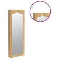 Огледален шкаф за бижута, стенен монтаж, 37,5x10x106 см