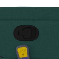 Изправящ масажен наклоняем стол, тъмнозелен, текстил