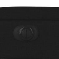 Електрически стол реклайнер, черен, текстил