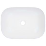 Мивка, 45,5x32x13 см, керамична, бяла