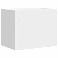 Нощно шкафче за стенен монтаж, бяло, 45x30x35 см
