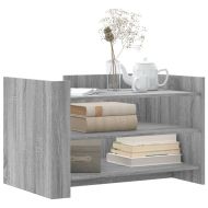 Кафе маса, сив сонома, 80x50x50 см, инженерно дърво