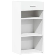 Бюфет, бял, 45x42,5x93 см, инженерно дърво