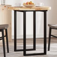 Плот за маса, кръгъл, Ø70x4 см, акациево дърво масив