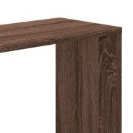 Библиотека 5 рафта кафяв дъб 45x23,5x162,5 см инженерно дърво