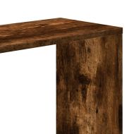 Библиотека 5 рафта опушен дъб 45x23,5x162,5 см инженерно дърво