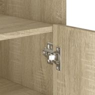 Сайдборд, дъб сонома, 45x35x75 см, инженерно дърво