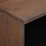 ТВ шкаф, кафяв, 70x34x46 см, масивно мангово дърво