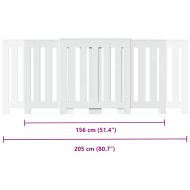 Капак за радиатор, бял, 205x21,5x83,5 см, инженерно дърво