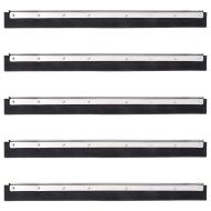 Глави за подочистачки 5 бр 55x2x5 см стомана и гума