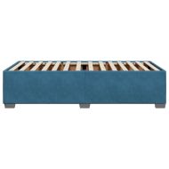 Рамка за легло, синя, 80x200 см, кадифе