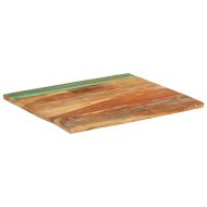 Правоъгълен плот за маса, 70x80 см, 25-27 мм, регенериран масив