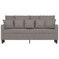 2-местен диван, Таупе, 140 см, текстил