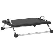 Поставка за крака, черна, 45x40x13,5 см