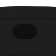 Изправящ реклайнер стол, черен, текстил