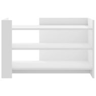 Маса за кафе, бяла, 80x50x50 см, инженерно дърво