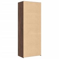 Висок шкаф, кафяв дъб, 70x41x185 см, инженерно дърво
