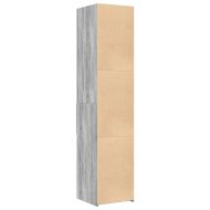 Висок шкаф, сив сонома, 40x42,5x185 см, инженерно дърво