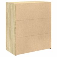 Сайдборд, дъб сонома, 80x42,5x93 см, инженерно дърво