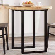 Плот за маса, кръгъл, Ø80x4 см, акациево дърво масив