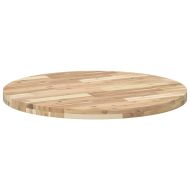 Плот за маса, кръгъл, Ø80x4 см, акациево дърво масив