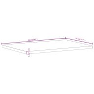 Плот за бюро, 80x55x2,5 см, масивно дърво бук