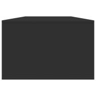 Маса за кафе, черна, 102x55x35 см, инженерно дърво