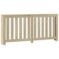 Капак за радиатор, дъб сонома, 175x20x82 см, инженерно дърво