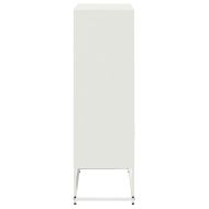 Висок шкаф, бял, 68,5x38,5x123,5 см, стомана