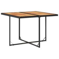 Градински комплект с възглавници 11 части полиратан черен