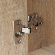 Сгъваема стенна маса, дъб, 100x60 см