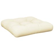 Палетни възглавници, 2 бр, кремави, текстил