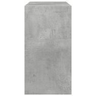 Долен шкаф за мивка, бетонно сив, 63x29x55 см, инженерно дърво