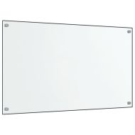 Кухненски гърбове, 2 бр, прозрачен, 70x50 см, закалено стъкло