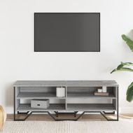 ТB шкаф, сив сонома, 122x34x41 см, инженерно дърво