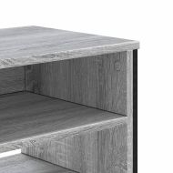 ТB шкаф, сив сонома, 122x34x41 см, инженерно дърво