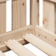 Рамка за детско легло къща, 90x190 см, масивна борова дървесина