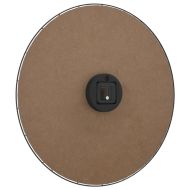 Стенен часовник жълто и черно Ø50 см инженерно дърво